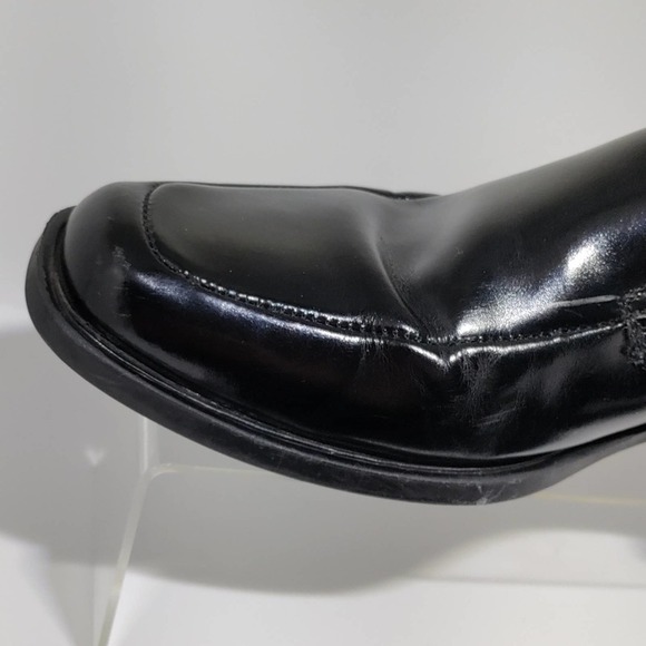 Stacy Adams black leather men's slip-on dress shoe size 8m - Picture 3 of 8
